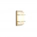 Sieninis / lubinis šviestuvas ICE CUBIC NATURAL BRASS 3415